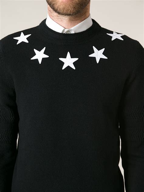 givenchy black white star sweater|Women's Givenchy Clothing .